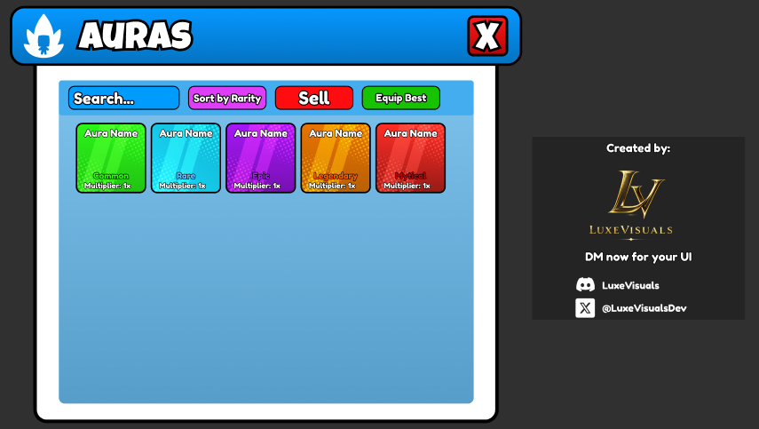 LuxeVisuals | Roblox UI/UX Designer tweet media