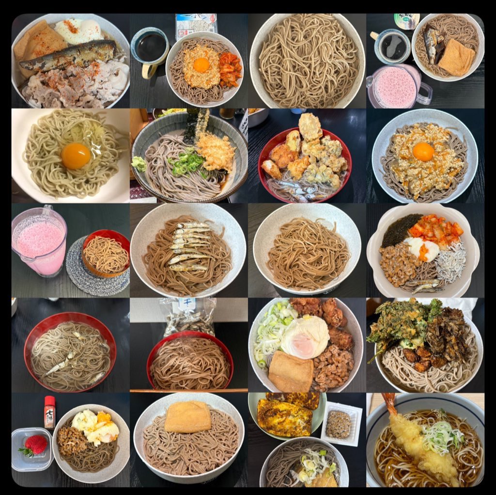 iamnamake_'s tweet photo. 十割蕎麦生活58日が終了した感想

・蕎麦が好きな人は余裕で継続できる
・蕎麦はお腹に溜まるし1食でも十分
・十割蕎麦はお通じをETCぐらい通す
・十割蕎麦を食べ始めてからニキビ0
・1番痩せるダイエット第1位に認定
・十割蕎麦ダイエットオススメです
・まぁ日本人だから米は食べたい笑

目指せ100日 https://t.co/WGInbrsTKu