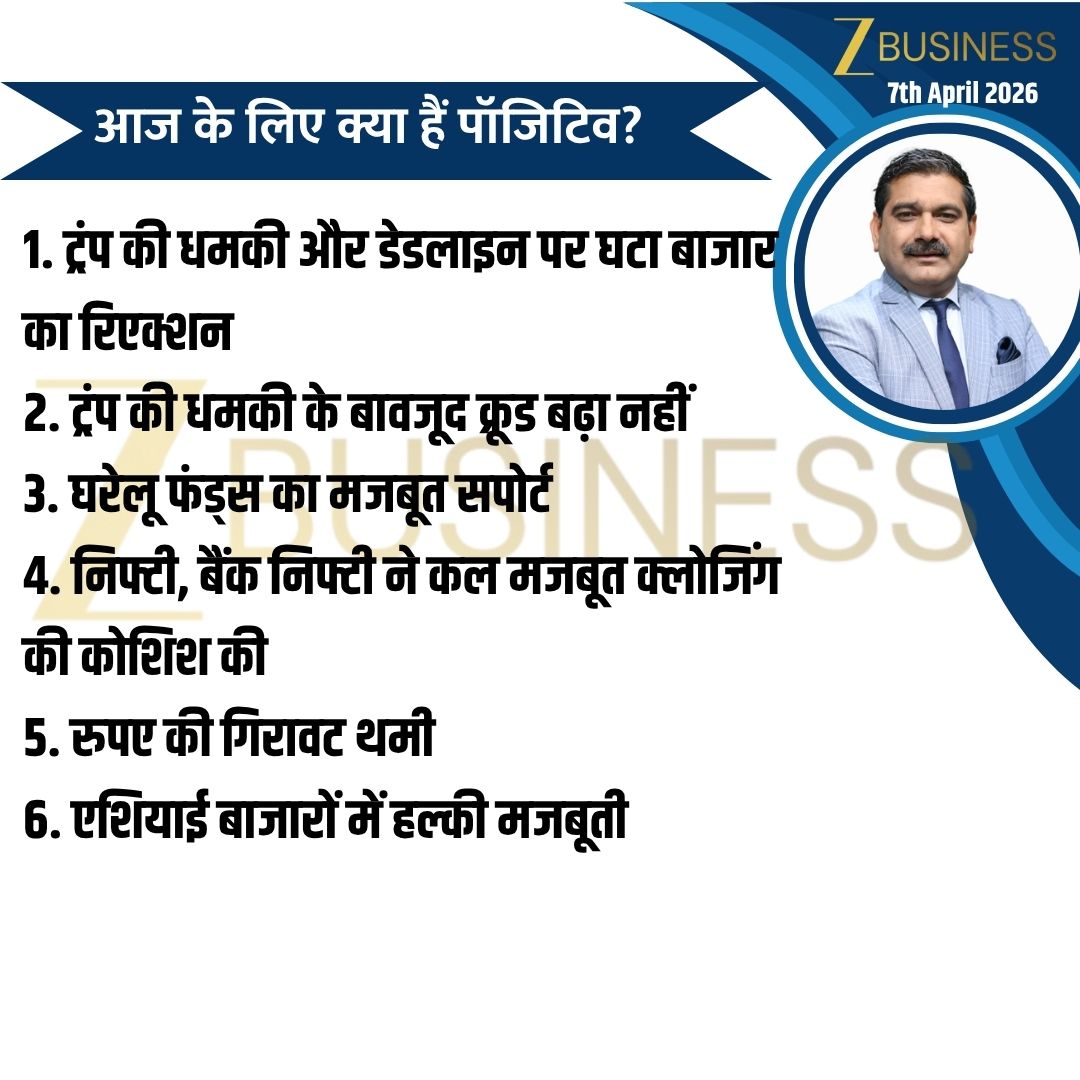 AnilSinghvi_'s tweet image. 7th April 2026 | आज की स्ट्रैटेजी    

#Nifty #BankNifty #StockMarket #Trump #IranWar
@ZeeBusiness