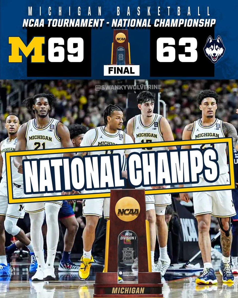 toddvantil's tweet photo. Go Blue!  National Champs. https://t.co/NH03MCfGIO