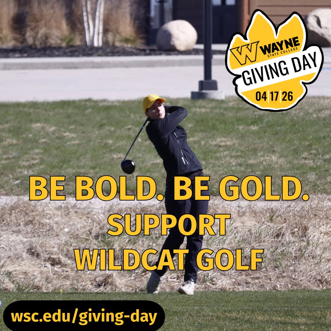 WayneStateGolf's tweet photo. We’re getting closer! Your support on April 17 directly funds Golf student-athlete scholarships, helping our Wildcats train, compete, and succeed on the course and in the classroom. Save the date and help us Be BOLD and Be GOLD!
Make your gift early here: Wayne State Foundation https://t.co/HBHB65wqYY