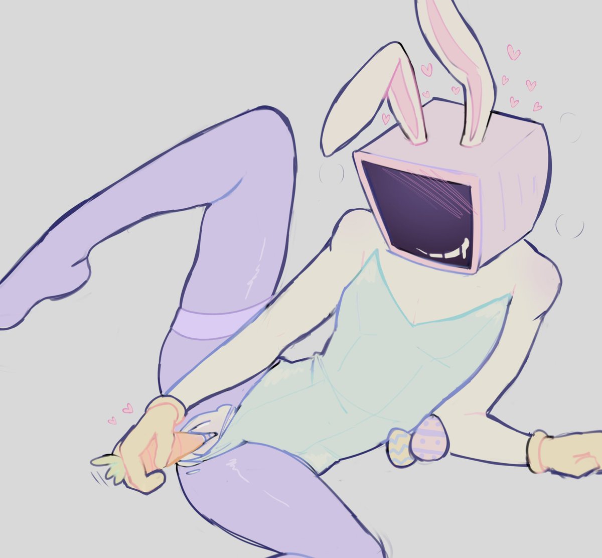 sarrwrrr's tweet photo. Bunny day shenanigans 
#deltaruined https://t.co/aRialwhpws