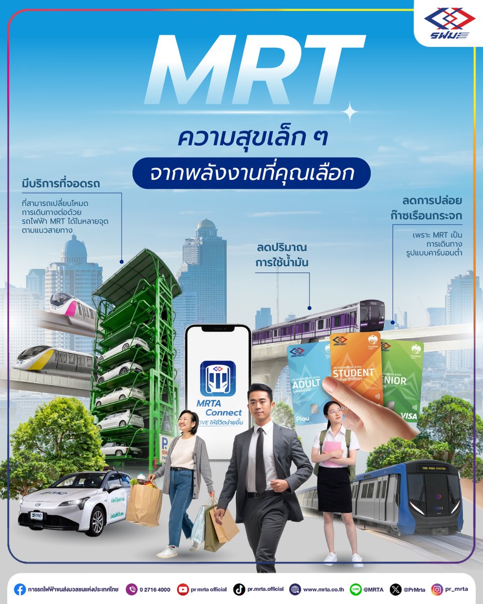 การรถไฟฟ้าขนส่งมวลชนแห่งประเทศไทย tweet media