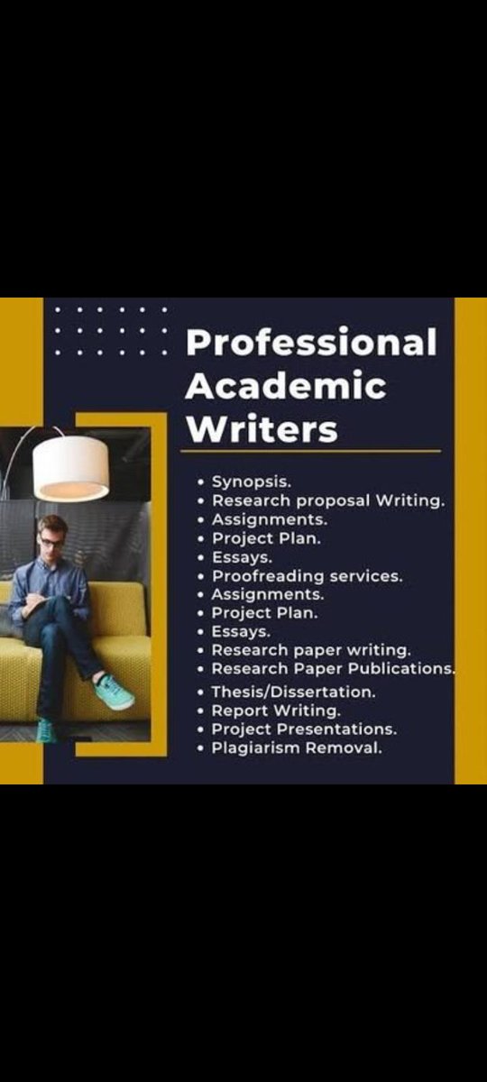 Patronize our Brand! EASY PROJECTS Team of Professionals!
We Write! You Shine! Need help with your PhD or MSc work to meet the highest academic standards? 📖 Thesis | 📘 Journals | 🧾 CVs | 🧠 Proposals | ✍️ Essays etc 💬 Kindly send a DM to +2348139649744.