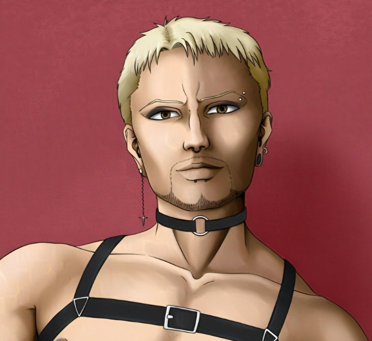 Goth Dom Reiner Braun 
Full image on Patreon (both paid tiers, or pay per post or free trial available)
patreon.com/darkmuse112