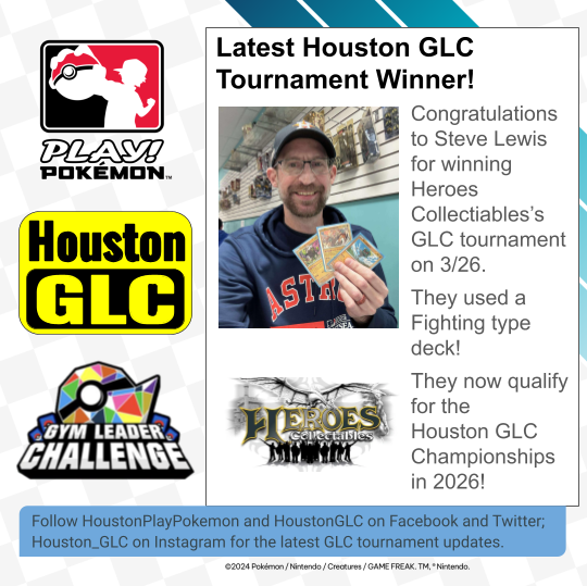 ***RECENT HOUSTON GLC WINNER ALERT***