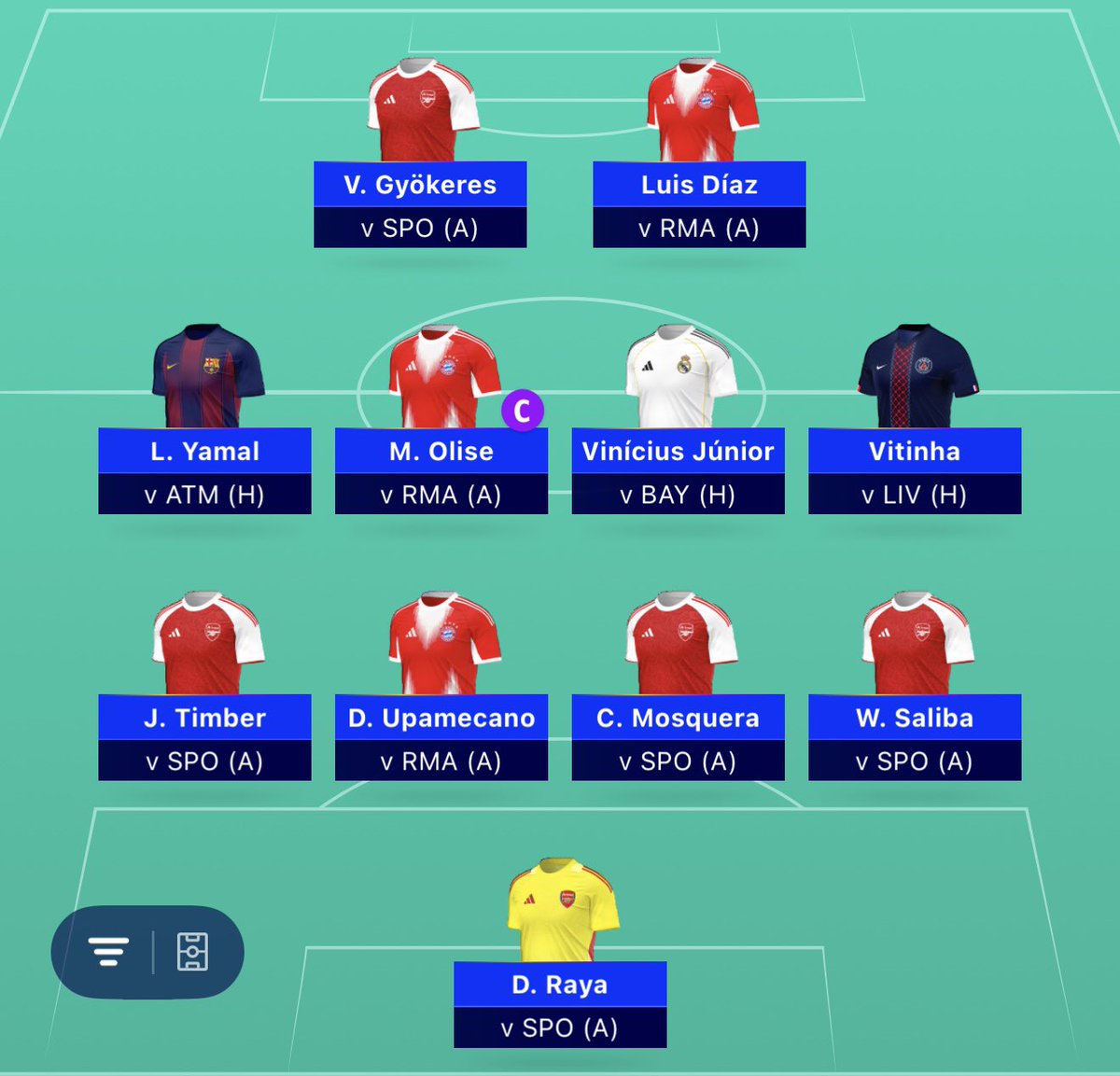 CAM_PICKS's tweet photo. Traigo estos dos equipos para la ida de los 4tos…

Ya se que están muy parecidos, pero se va apretando conforme avanza el torneo.

#fantasy #championsleague #ucl https://t.co/o5JoIuYahV