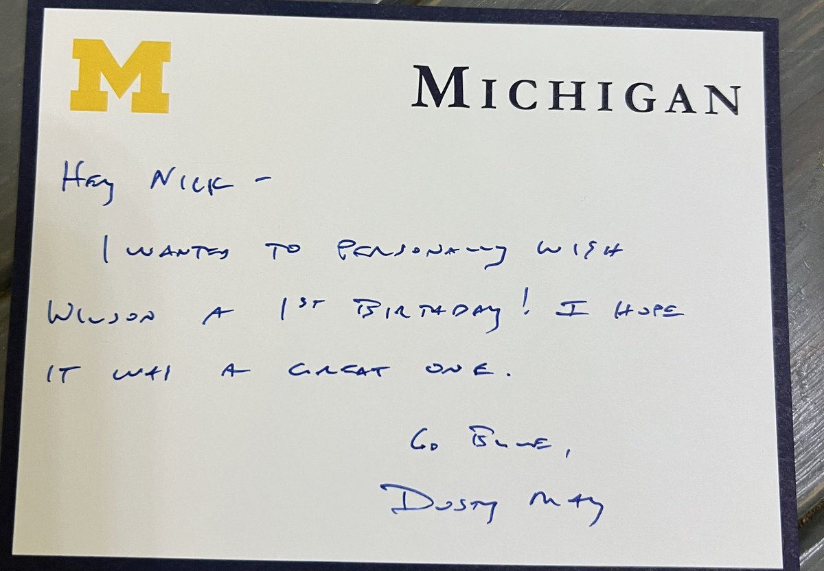 Give <a href="/CoachDustyMay/">Dusty May</a> a lifetime contract! Go Blue!