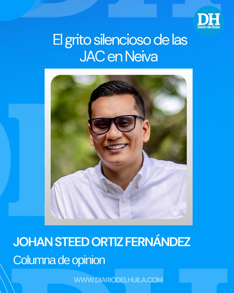diariodelhuila's tweet photo. ⚠️ Opinión DH | El grito silencioso de las JAC en Neiva 🗳️

Las Juntas de Acción Comunal siguen siendo la primera puerta que se toca cuando todo falla… pero también las más olvidadas. 🤔
En su columna para Diario del Huila, Johan Steed Ortiz Fernández cuestiona por qué se les exige todo sin darles respaldo real.

¿Las JAC son clave para transformar barrios o siguen siendo usadas solo en campaña?
📝 Lee la columna completa de Johan Steed Ortiz Fernández en el enlace
https://t.co/XlylPBXuCY

#OpiniónDH #Neiva #JAC