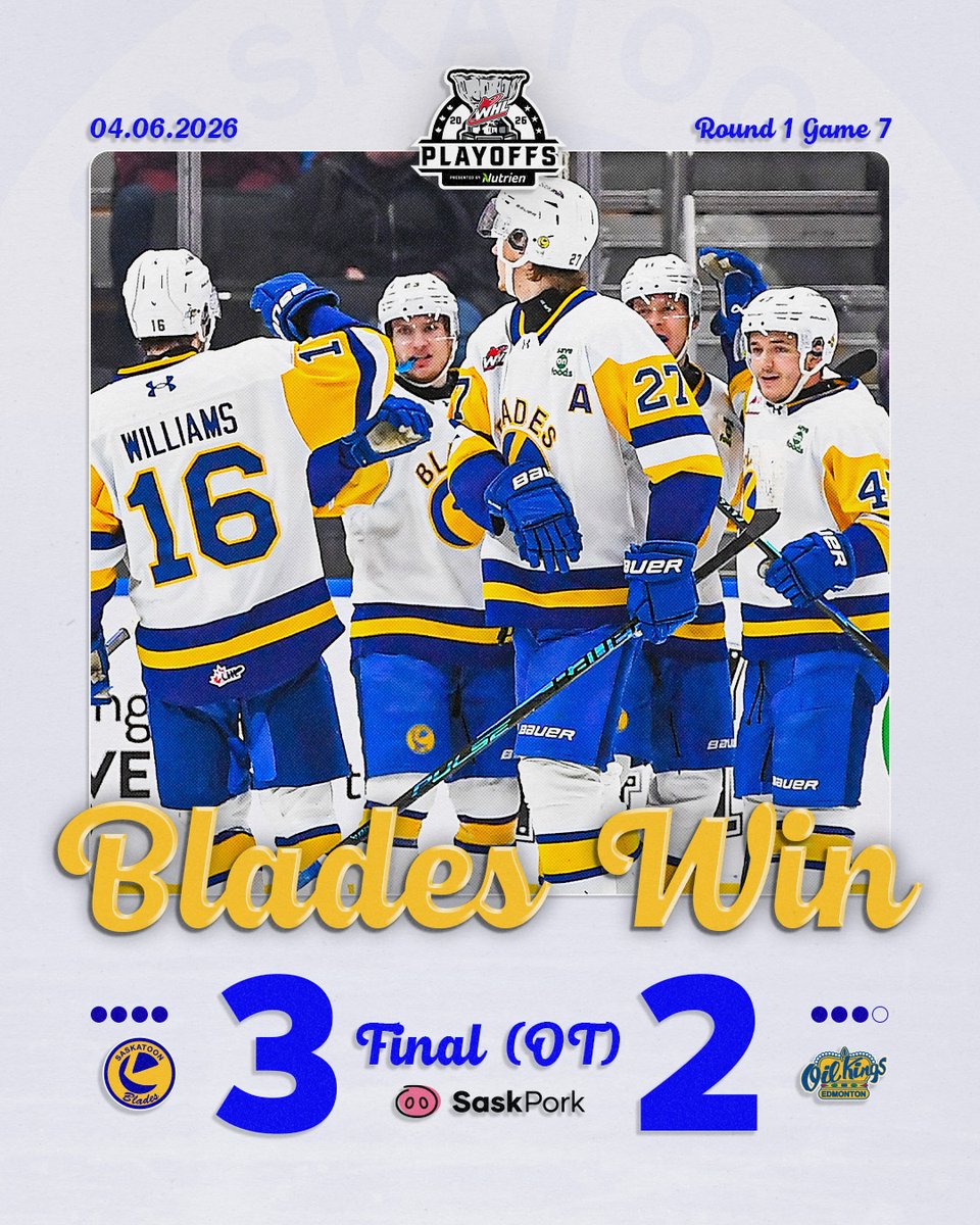 Saskatoon Blades tweet media