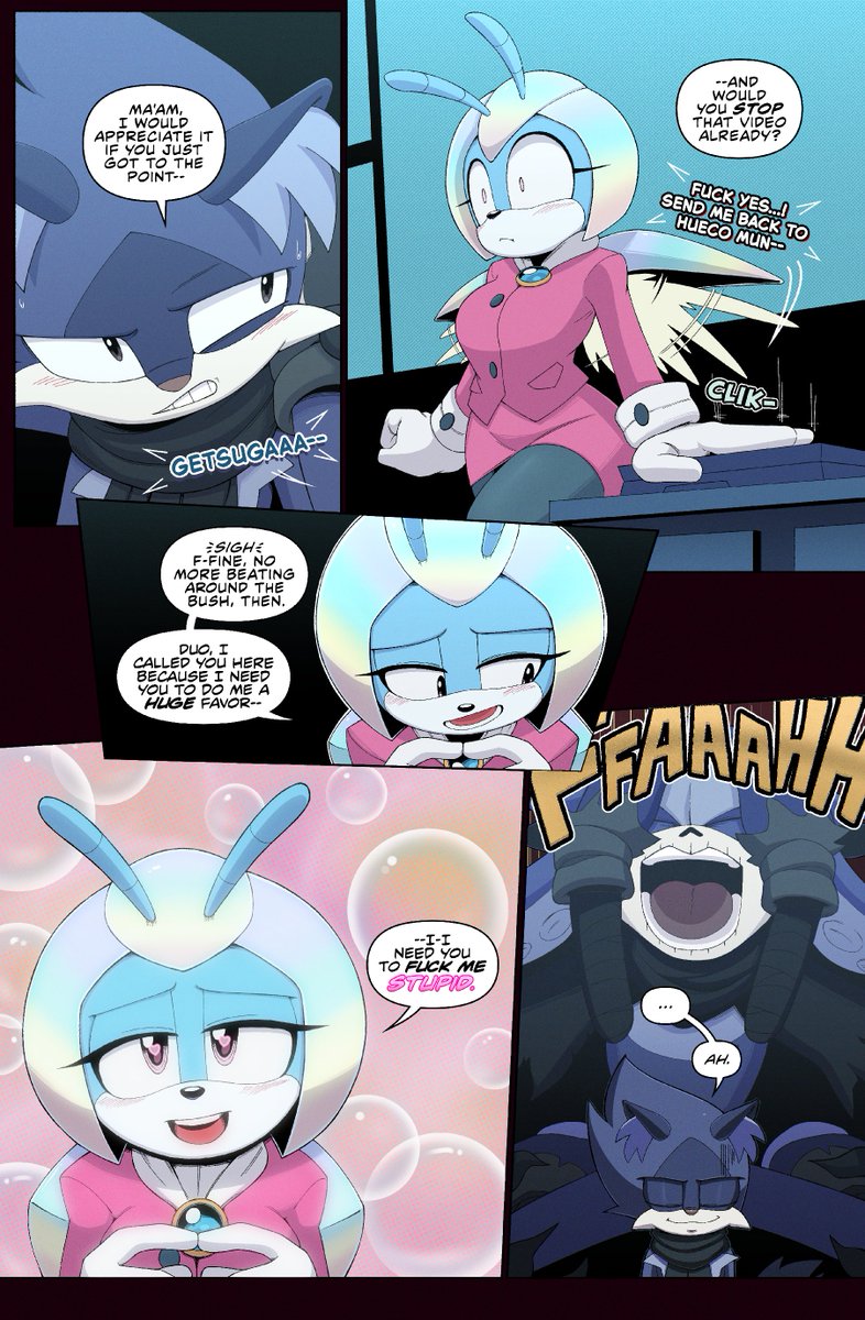 layziidakkii's tweet photo. [ Timeless Anthology #2 ] - Page 8

Sheesh, those roleplays got freaky...Also WHAT was that favor?!

#IDWSonic | #SonicTheHedgehog