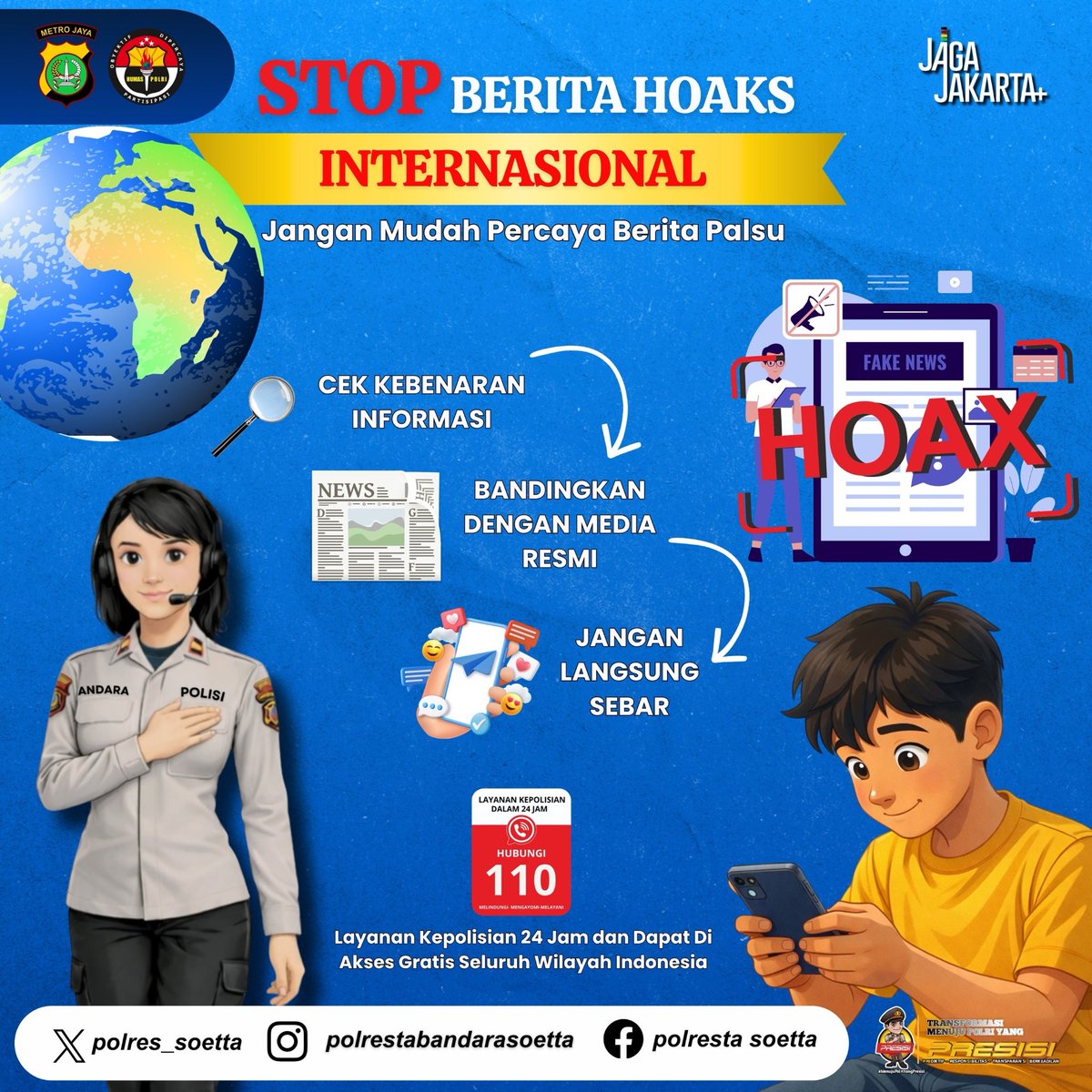 Humas Polresta Bandara Soetta tweet media