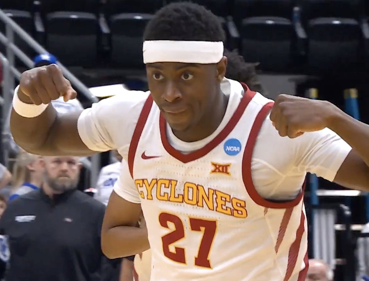 The kid who had never watched the NCAA Tournament before now officially has the keys... #Cyclones