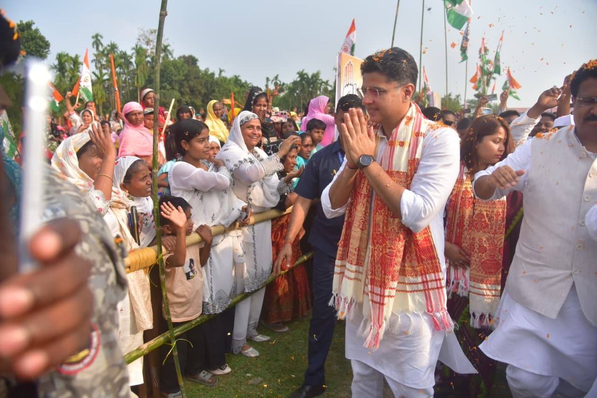 हर सभा में जोश, हर चेहरे पर विश्वास
यही है पायलट साहब की असली पहचान।
<a href="/SachinPilot/">Sachin Pilot</a>