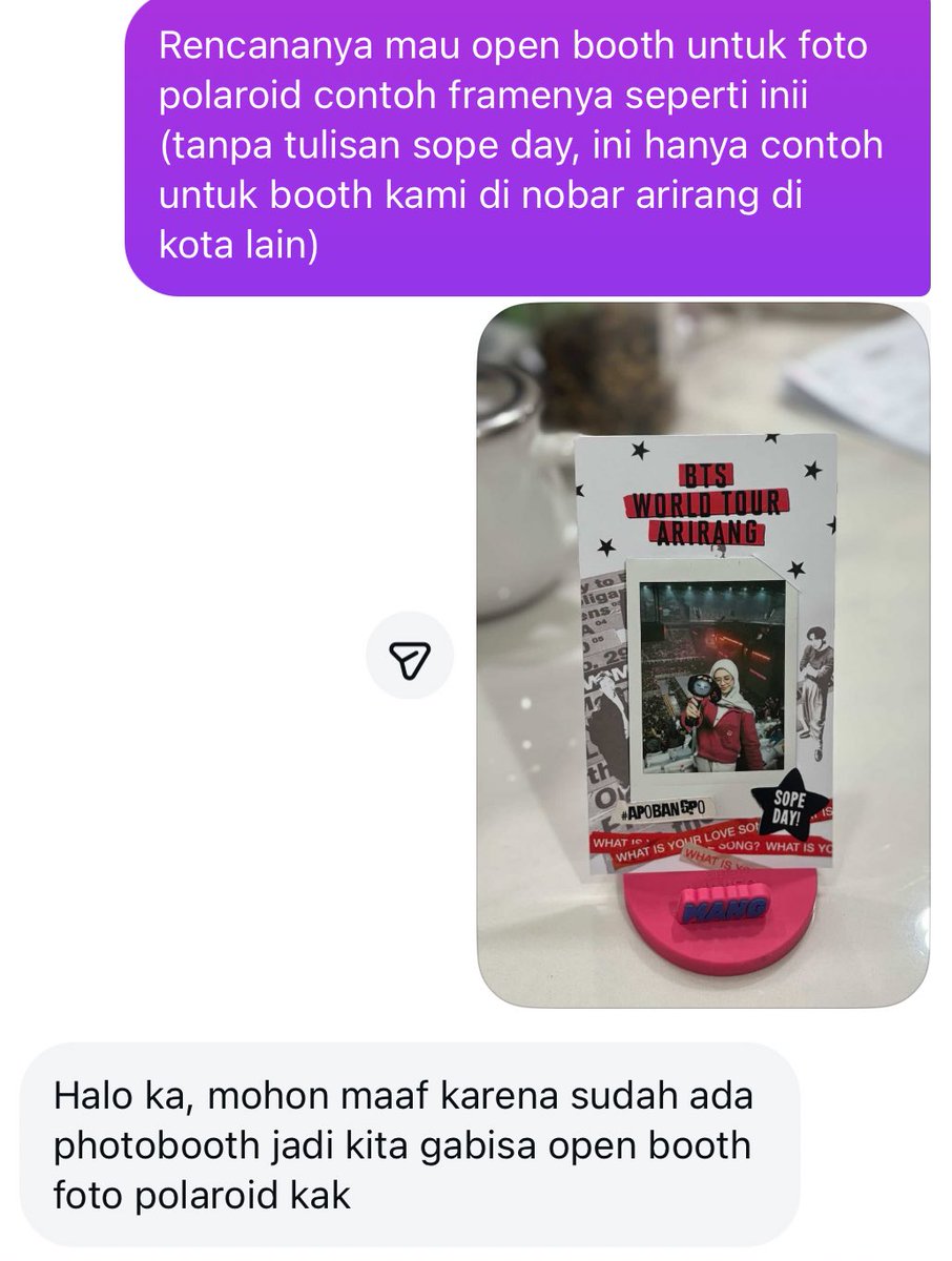 depay 🍳 • Jasa foto polaroid Instax tweet media