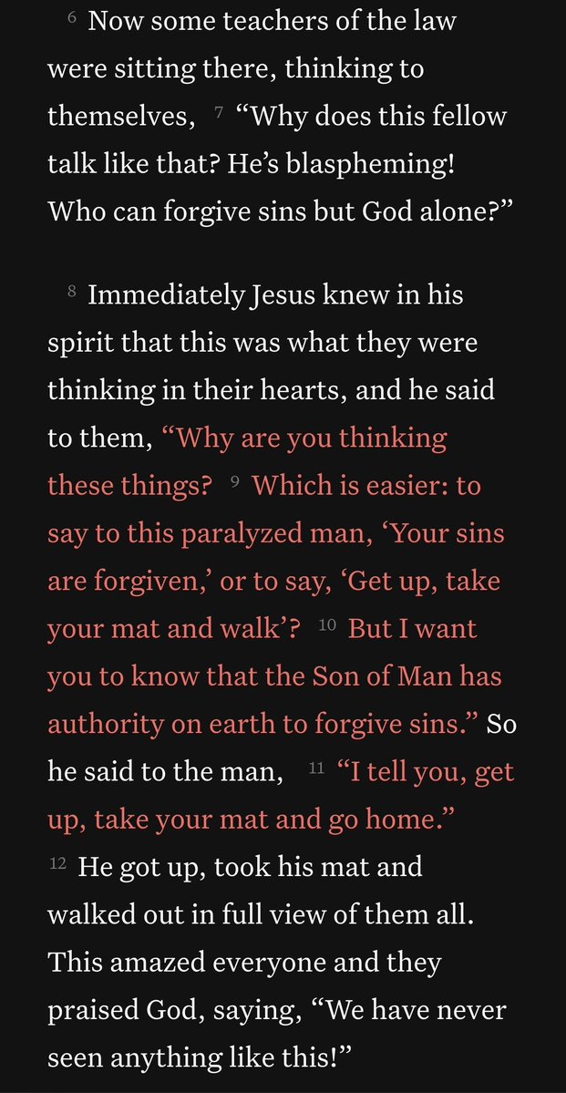 Jesus Forgives and Heals a Paralyzed Man