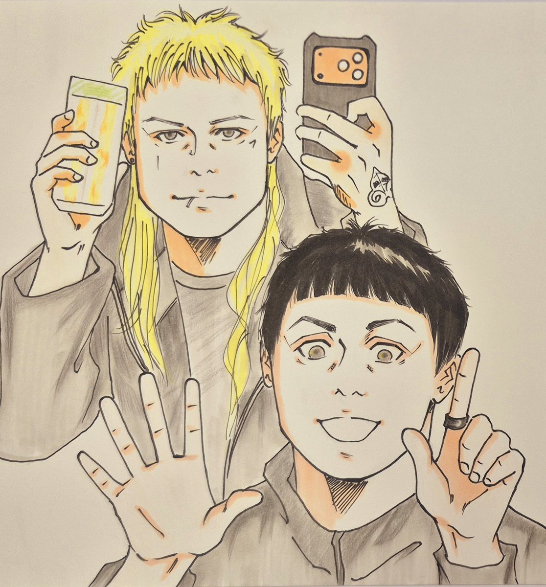 4/4は楽しい一時をありがとうございました！
時間の許す限り日本を満喫してくださいね🤍🙏
#ca7rielypacoamoroso
#fanartㅤㅤㅤㅤ