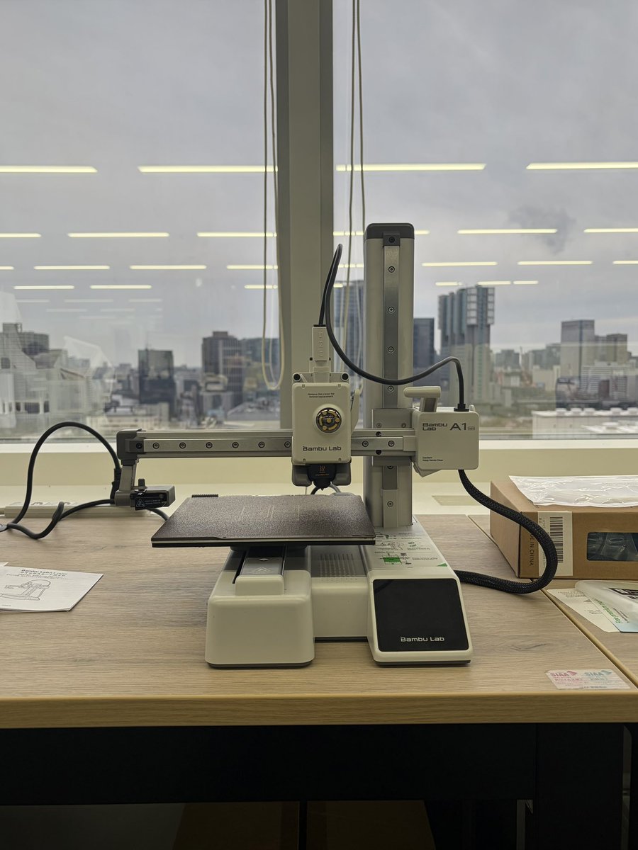 98___1125's tweet photo. 昼休み20分で完了すごい！
置き場所は検討中！

#テクダイヤ
#ナカの日常
#kaikaS16 #BambuLab #A1mini https://t.co/Mr31NCOQvx