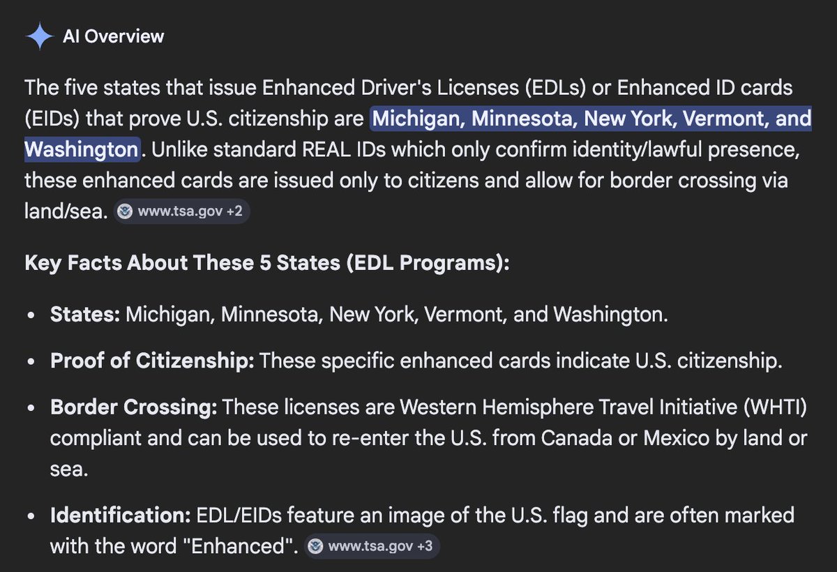 PixelmanLJ's tweet photo. @R4ND0M_G00N @SecurityGuyStL @TimHannan Stop with the lies that only MAGAt morons like you believe.

Only 5 states have REAL IDs that are compliant with the SAVE Act and they're all blue states: https://t.co/rtrDsU2ptx