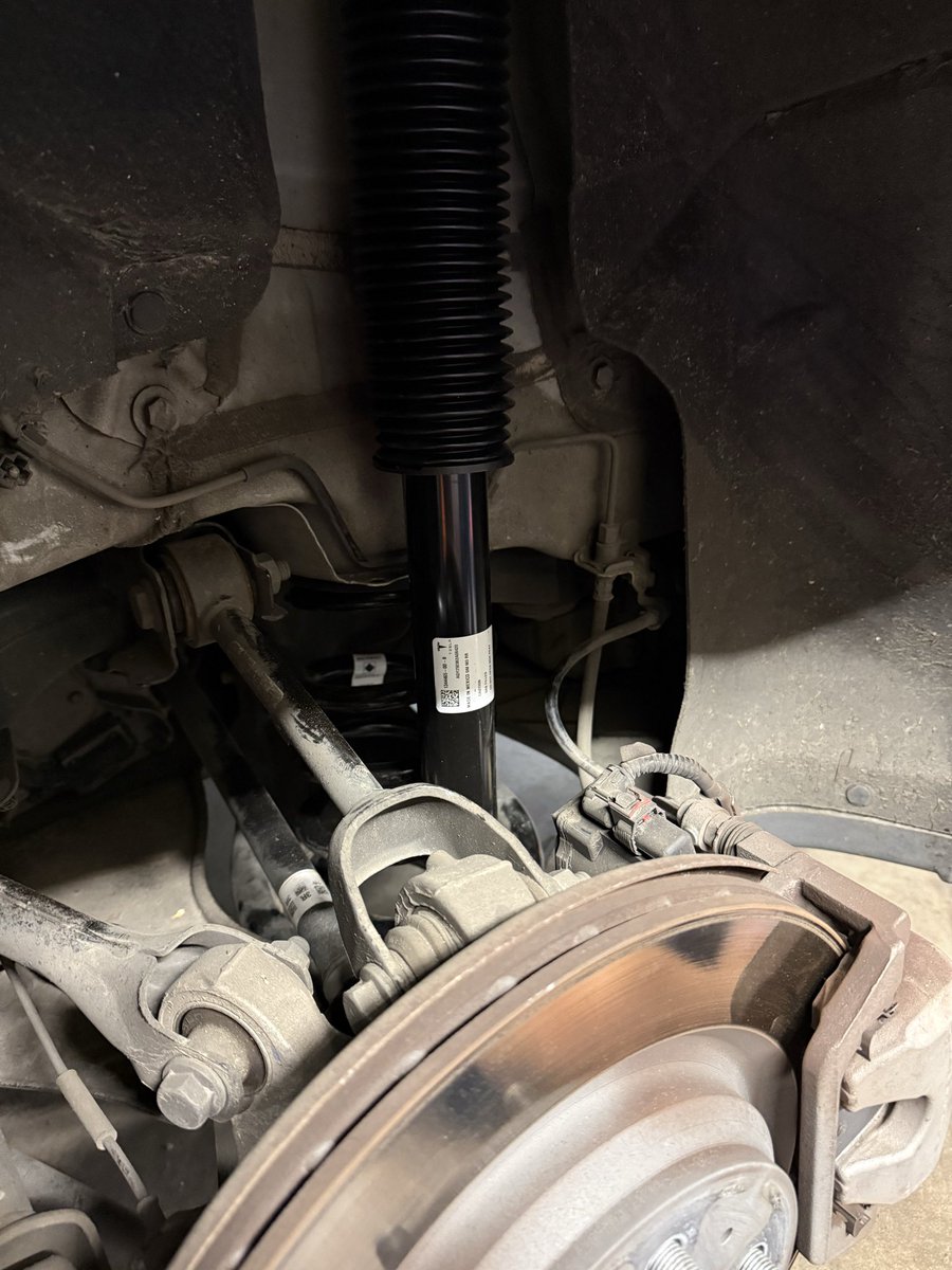 J___Squared's tweet photo. @TESLA_winston I did end up replacing front lateral links, compliance arms and rear knuckles too. Might as well do it right. https://t.co/3MLB4AFCZS