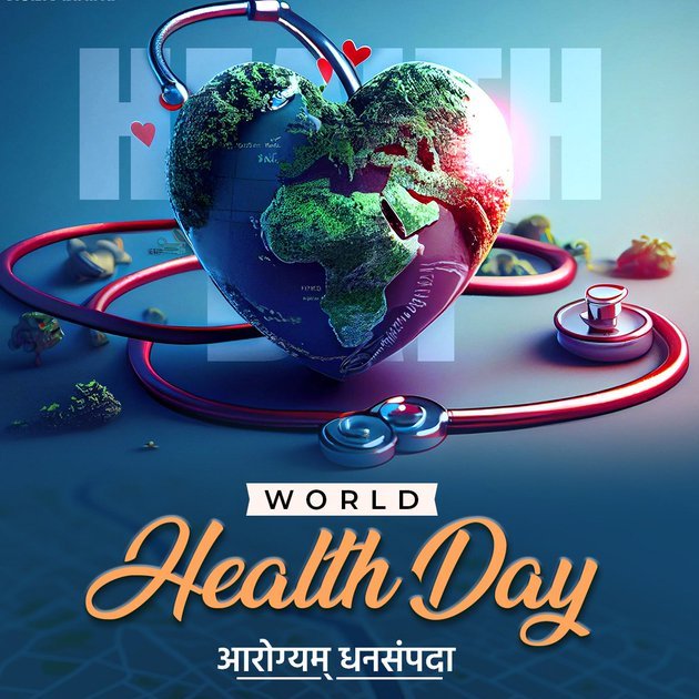 हर साल 7 अप्रैल को #विश्व_स्वास्थ्य_दिवस मनाया जाता है। 
वर्ल्ड हेल्थ डे का मकसद दुनिया में हर व्यक्ति तक अच्छी स्वास्थ्य सुविधाएं पहुंचाना और लोगों को स्वास्थ्य के प्रति जागरूक करना है।  #WorldHealthDay2026 #WorldHealthDay