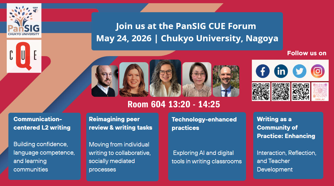 JALT CUE SIG tweet media