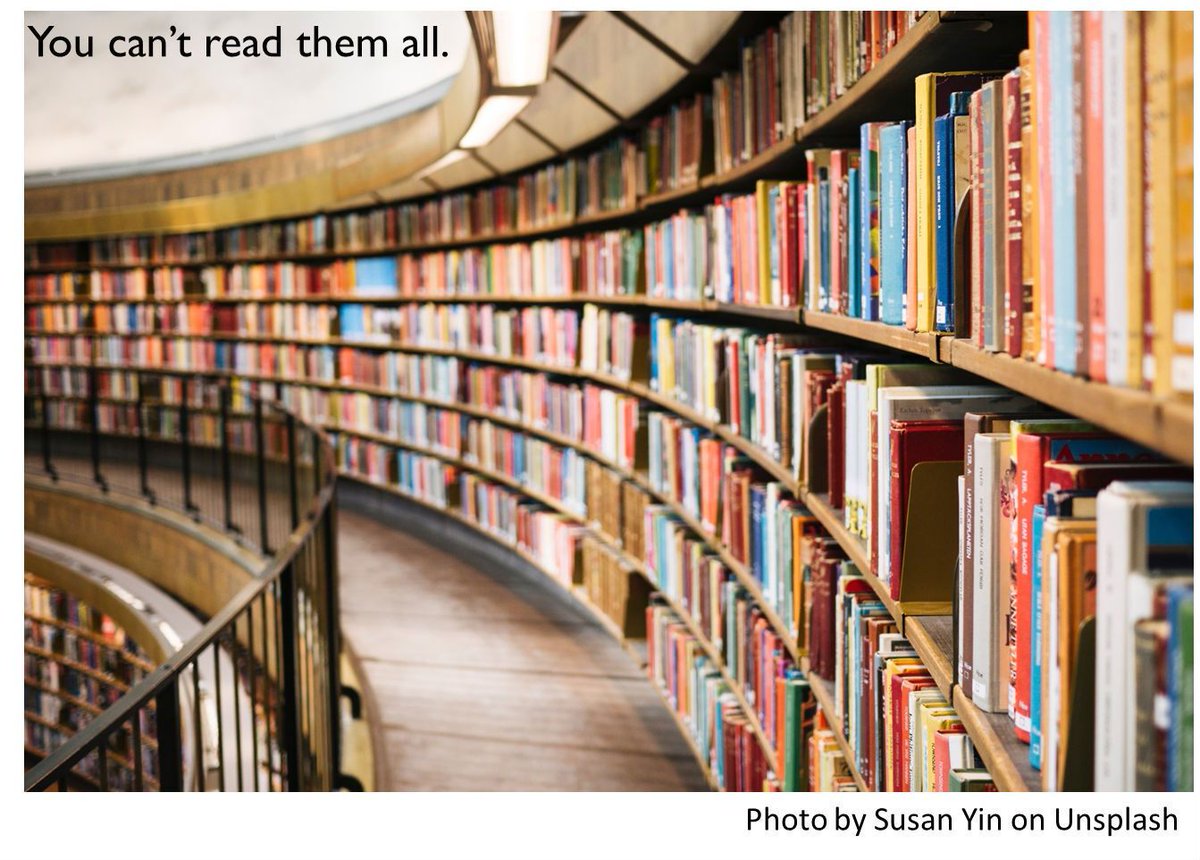 ithinkwellHugh's tweet image. You can't read them all. At some point you have to stop consuming and start creating. Put away the books and papers and start writing. #PhDforum #ECRchat #PhDChat #postdoc