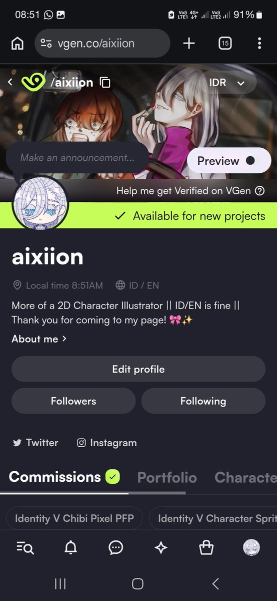 ( =＾ω＾) ion 【VGEN COMMS: OPEN】 tweet media