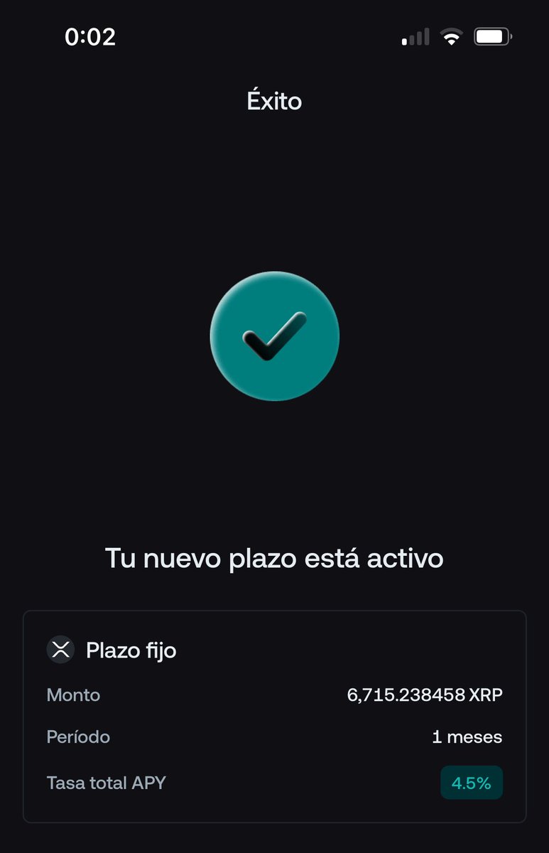 HustlerShib's tweet image. Nuevo plazo fijo de 1 mes activado ✅

Sumaré +25.18 $XRP tras 30 días de #Staking 😏