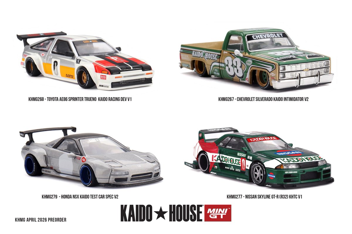 tamtamsagami's tweet image. ＜Tamca会員様限定＞
【ミニカー | #KAIDOHOUSE x #MINIGT】
予約受付開始！

9月発売予定
Nissan スカイライン GT-R R32 KHTC V1
など4種
締切：4/16（木）

Tamca会員サイト▶️tamca.hs-tamtam.jp

ご予約お待ちしてます！
#タムタム相模原店😃