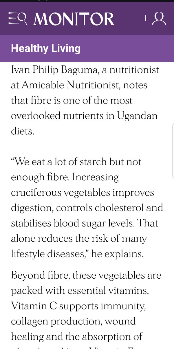 Ivan Philip Baguma | Dietitian and Nutritionist tweet media