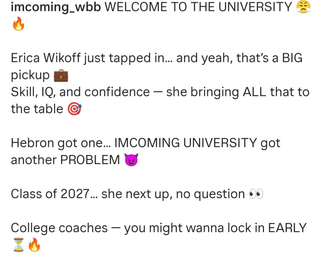 Erica Wikoff tweet media