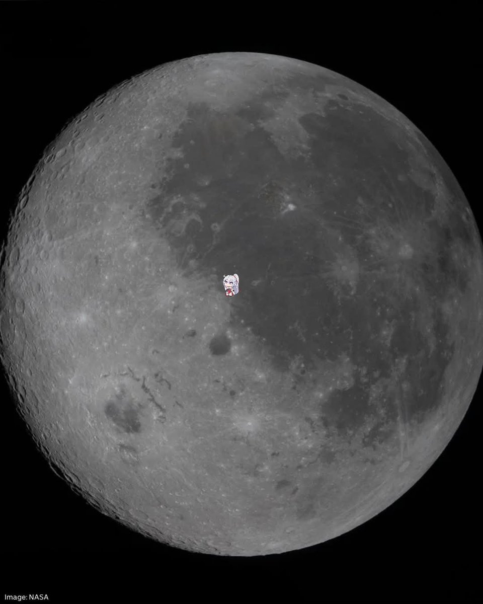 Lifeform spotted on the moon today...