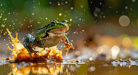 Scimystic_'s tweet photo. • Frogs absorb water through their skin instead of drinking.
• Their sticky tongue can catch prey in milliseconds.
• Some species can freeze in winter and survive.
• Bright-colored frogs often signal strong toxicity.
• Begin life as tadpoles in water. 🐸🌿 https://t.co/UAqUkrM5h1