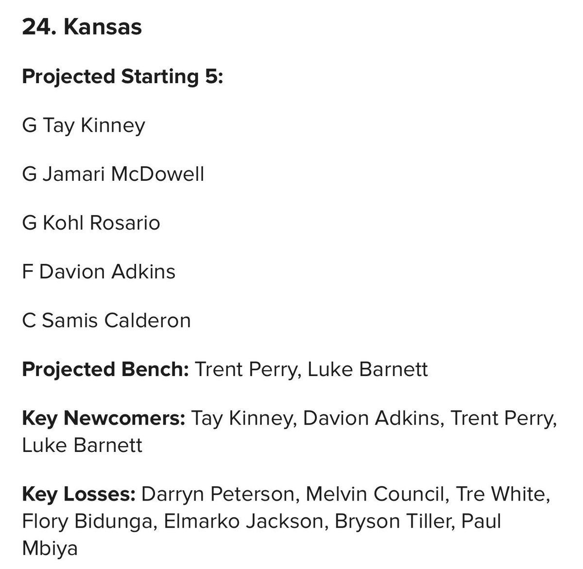 No news. All B.S. Bad info tweet media