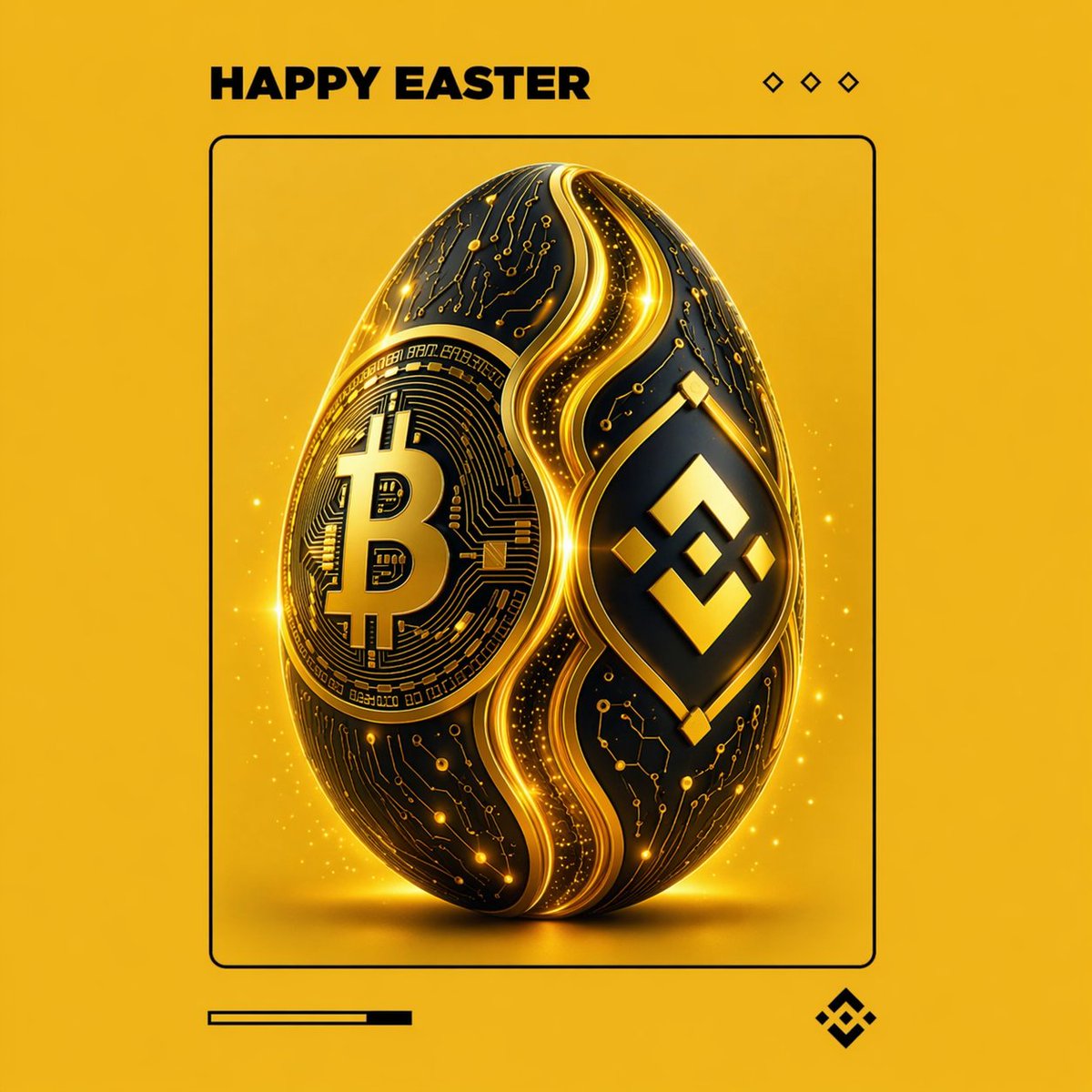 mcklevar01's tweet photo. Proof of Hunt.
Easter just got decentralized.
From eggs to assets.
Find the egg. Claim the reward.
Where tradition meets blockchain.
#BinanceEaster https://t.co/U3Y1WyMsEr