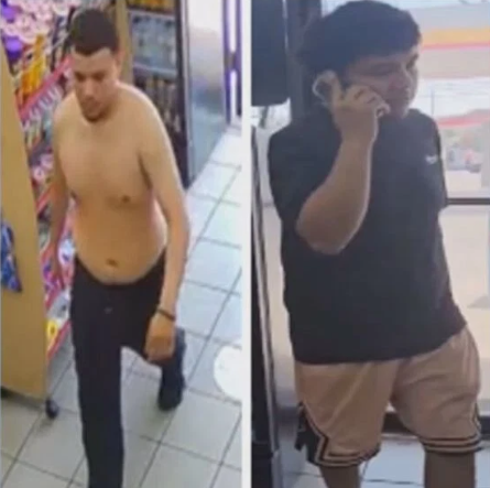 News4SA's tweet photo. Two men are wanted for recently threatening to kill a convenience store clerk over stolen beer.
https://t.co/ASkE6RXt9q
Police said the two men grabbed beer and tried to walk out of the store without paying. When the clerk confronted them, they threatened to shoot and kill them. https://t.co/uOMR2mwu3B