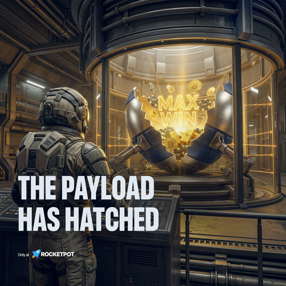 rocketpotio's tweet photo. Traditional egg hunts are for amateurs. We incubate ultimate volatility. 🥚

🪙 The Easter payload has successfully hatched in the Rocketpot sector. 

🔗 https://t.co/2wOuqcdfsO 

#Rocketpot #EasterSlots #CryptoCasino #HighRoller https://t.co/XEPtuRJ9Fy