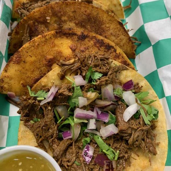 It's Tuesday which means $2 Street Tacos from 3-11pm! 🌮 Choose from Pork Carnitas, Beef Carne Asada, or Birria Beef! 😋 Pair ‘em with a $4 Mexican Beer or Margarita special and let the fiesta take flight!