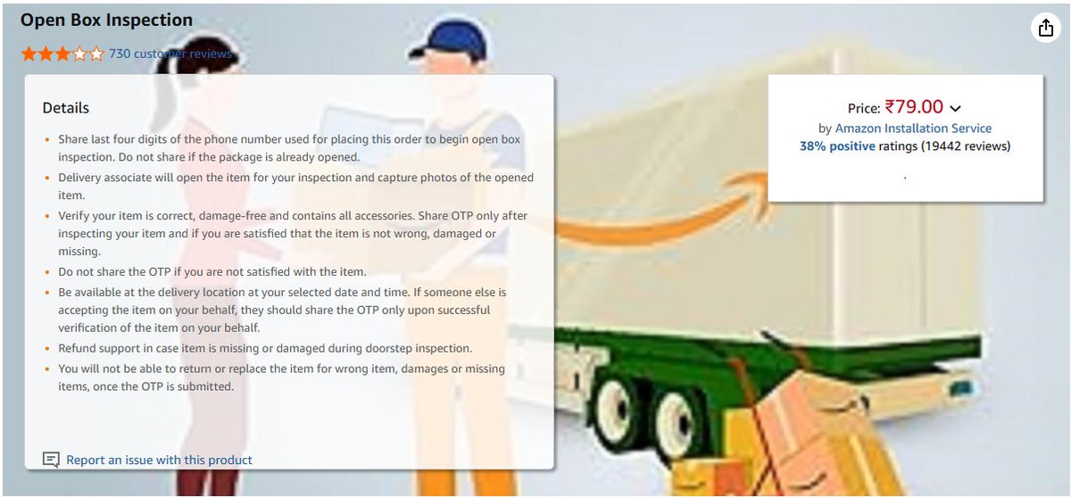 NileshAbhang2's tweet image. Heads up! 🚨 @amazonIN is hitting customers with mandatory "Open Box Delivery" fees AND "Offer Processing" charges on electronics. It feels like a forced tax just to shop. Is this a marketplace or a monopoly? 📉💸
#AmazonIndia #ConsumerRights #HiddenFees #ShoppingAlert #Monopoly