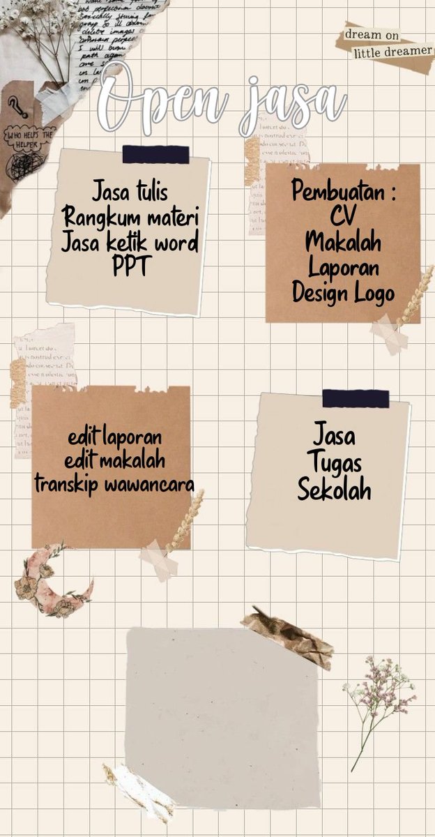 flufyyoung's tweet photo. @burntheimpala nitip ya kak. aku open jasa tulis dan ketik. buat harga seikhlasnya #zonauang️ #zonajajan #jokitugasᅠᅠ https://t.co/mKTUV5es8X