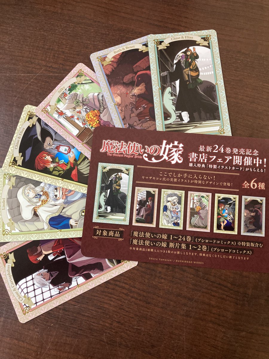 🎁コミックス特典情報🎁 4月8日発売 『魔法使いの嫁』24巻通常版・特装