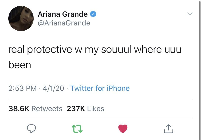 Ariana Grande tweets ♡ tweet media