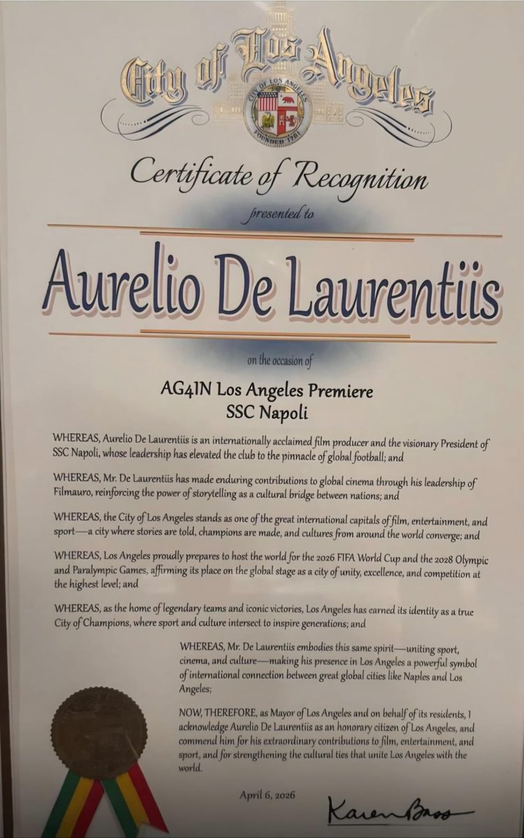 AurelioDeLaurentiis tweet media