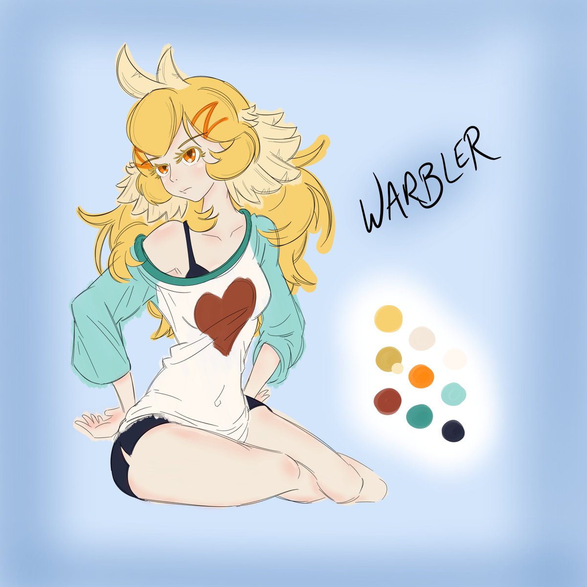 Let's do our best! Let's keep improving!!

I'd been struggling to find the time to draw/study last month, but I want to start April off on the right foot! I think trying out a different vibe for warbler was a good way to get back to into the swing of things! #oc #artmoots