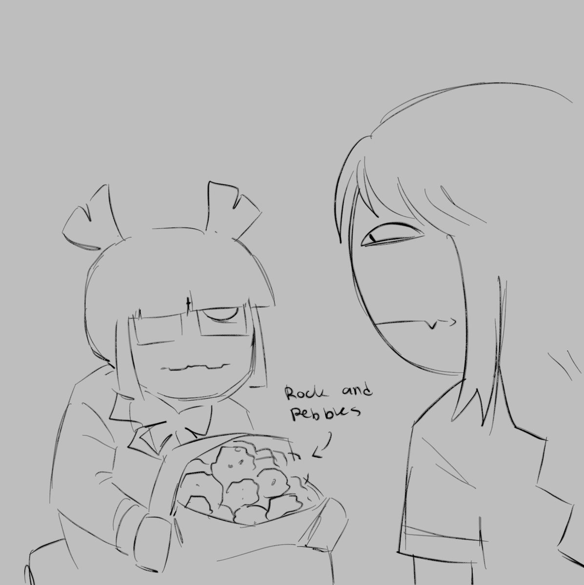 Saladshi's tweet photo. i need to eat (rocks)
more zaratana and pyrophina !! lazy comic of them bc i just wanna find an excuse to draw zaratanas design so both of them can be complete
#mewgenics https://t.co/zqSfaTiQ3s