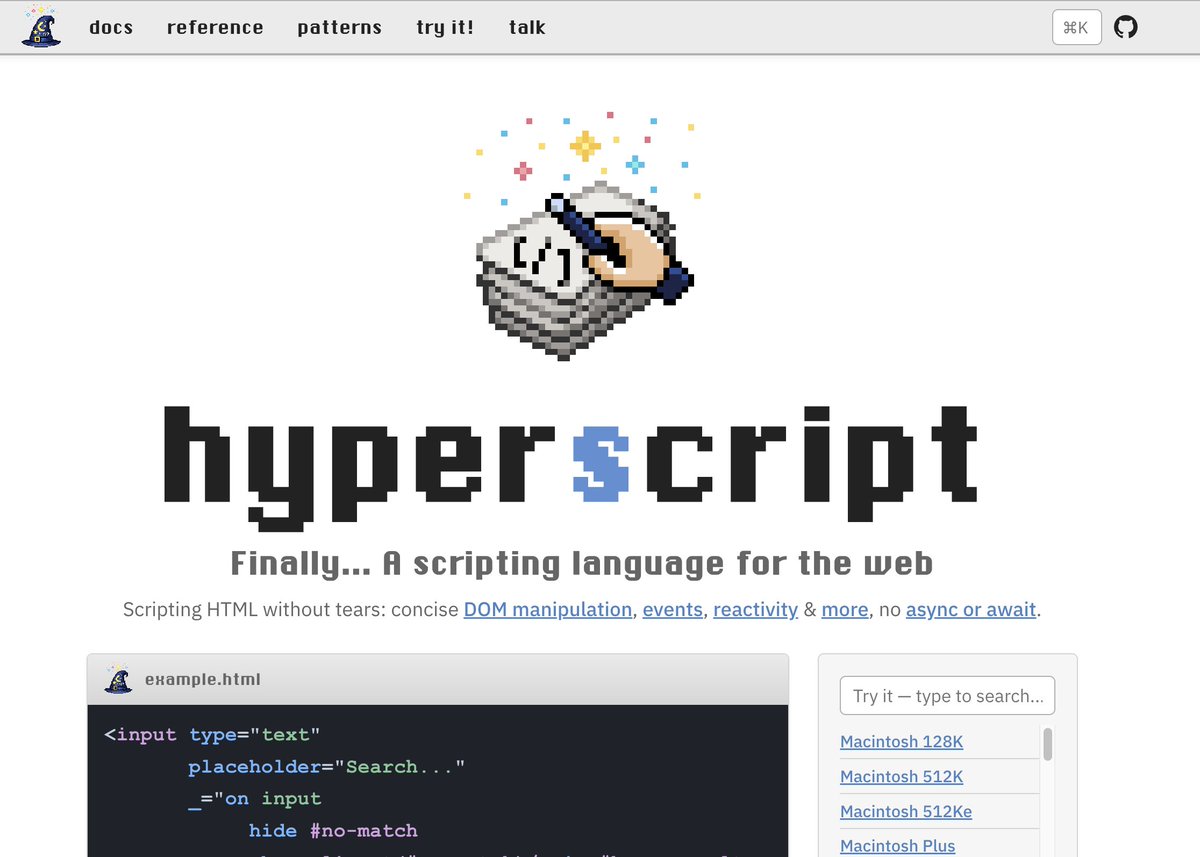 htmx.org / VP of Mama Said Knock u Out(same thing) tweet media