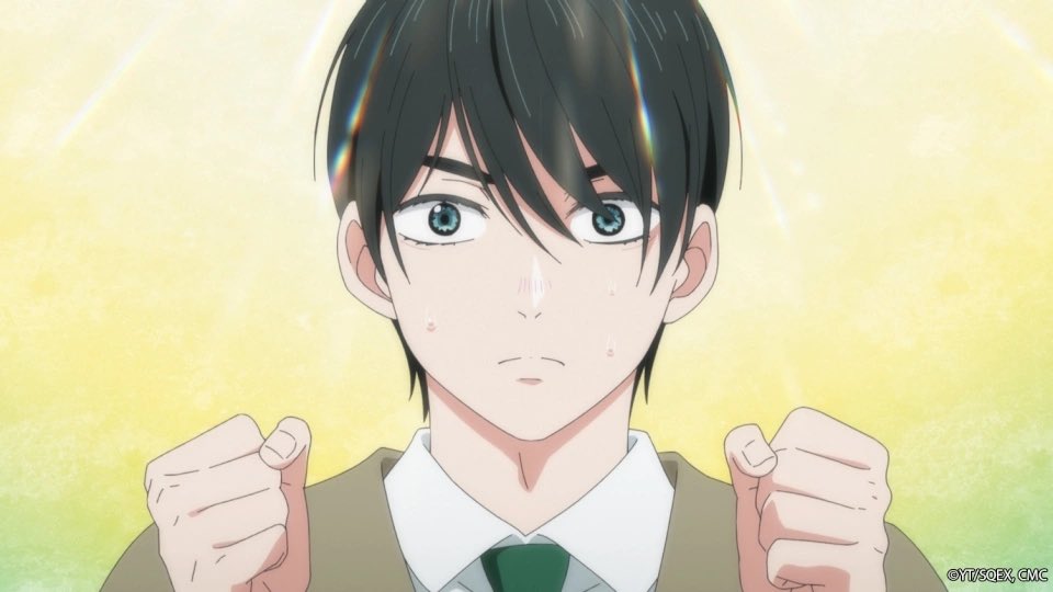 henristans's tweet photo. me finding out that Chiaki Kobayashi voiced Nakamura and Yoshiki is sending me😭💕, and even Adachi! Man’s gonna voice the gay spectrum🌈 https://t.co/Y4RDt6QwJF