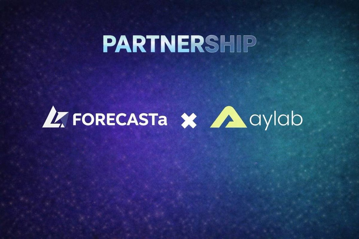 FORECASTaAI's tweet image. Exciting news! 🤝

We're partnering with @Aylab_io, a platform powering Web3 growth at scale, supporting 10M+ monthly active wallets and 300M+ on-chain transactions.

Looking forward to exploring new possibilities together in the evolving Web3 ecosystem!🌐

#Partnership #Web3 #AI