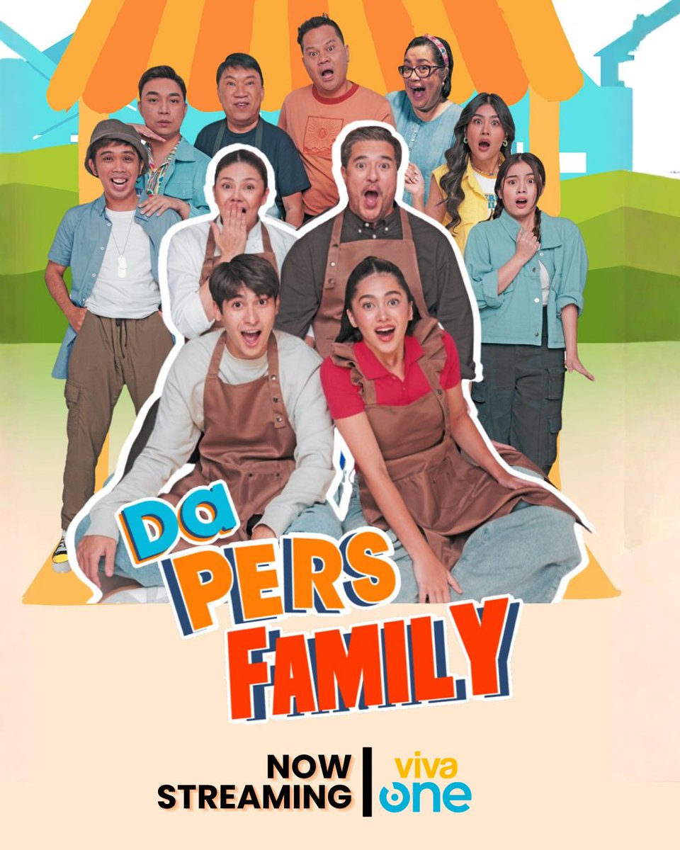 VivaOnePH's tweet photo. Tuloy po kayo sa Barangay Singko at samahan ang ating mga bida dahil simula na ng kwento ng Pamilyang Pers! 🏘️

Sina Aga, Charlene, Andres at Atasha ang mga bago nating makakasama every week. Panoorin sila sa ‘Da Pers Family’ now streaming only Viva One. https://t.co/ZYGW5IFLdt https://t.co/1Mfj0gh8Dz